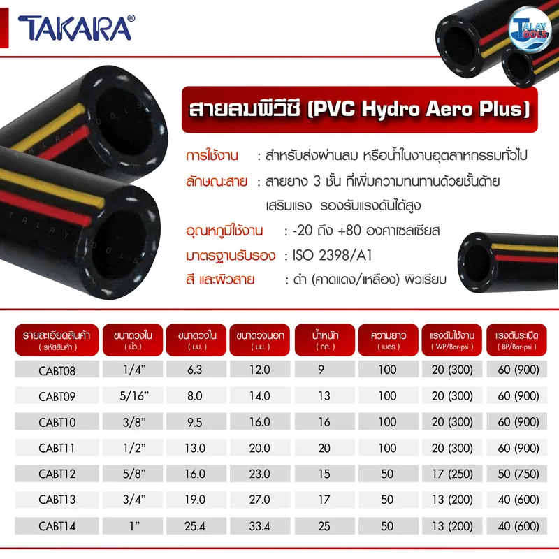 - TAKARA_สายลมพีวีซี 50 เมตร