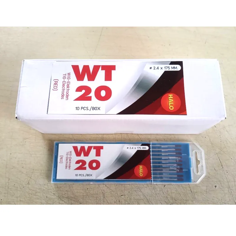 ลวดเชื่อมทังสเตน (TIG) HALO WT-20 สีแดง (2.4x175 มม.) 1 แพ็ค 10 เส้น 8 ลวดเชื่อมทังสเตน (TIG) HALO WT-20 สีแดง (2.4x175 มม.) 1 แพ็ค 10 เส้น - Image 3