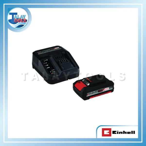 ชุดแบตเตอรี่พร้อมเครื่องชาร์จ Einhell 4.0 Ah Power X-Change Starter Kit