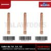 สลิปใน Welpro Collet dia เเพ็ค 3 ชิ้น ขนาด 1.6 mm. 2.4 mm. 3.2 mm. 3 Collet dia. 1.6 2.4 3.2