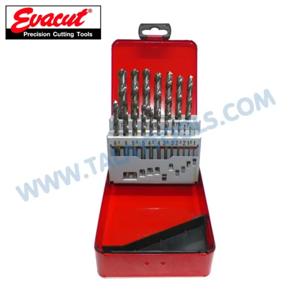 ดอกสว่าน EVACUT NO.2 ชุด นิ้ว 21 ตัว/ชุด ขนาด 1mm - 10mm X 64ths - Image 3