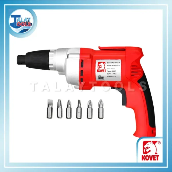 สว่านไขควงไฟฟ้า KOVET KV-60266A (6mm.) 500W.