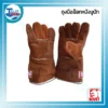 ถุงมืออ๊อกหนังนูบัก (ทนความร้อน) ขอบยาว 1 คู่ 3 ความปลอดภัย ความสะอาด 06