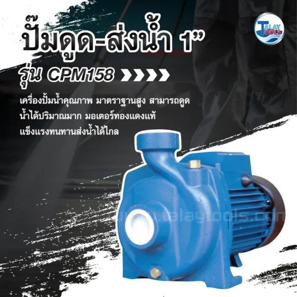 ปั๊มดูด-ส่งน้ำ NOBLE รุ่น CPM158 ขนาด 1" - Image 2