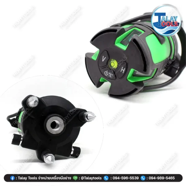 เลเซอร์วัดระดับ 5 เส้น แสงสีเขียว SET ADV BG 660nm 150mw 5beams - Image 5