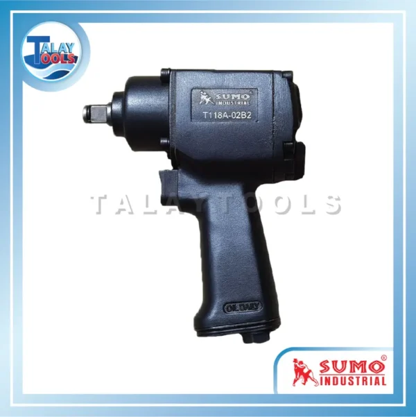 บล็อกลมค้อนคู่ 1/2" รุ่น T118A-02B2 SUMO 4หุนรุ่น T118A-02B2 มีความแม่นยำสูง