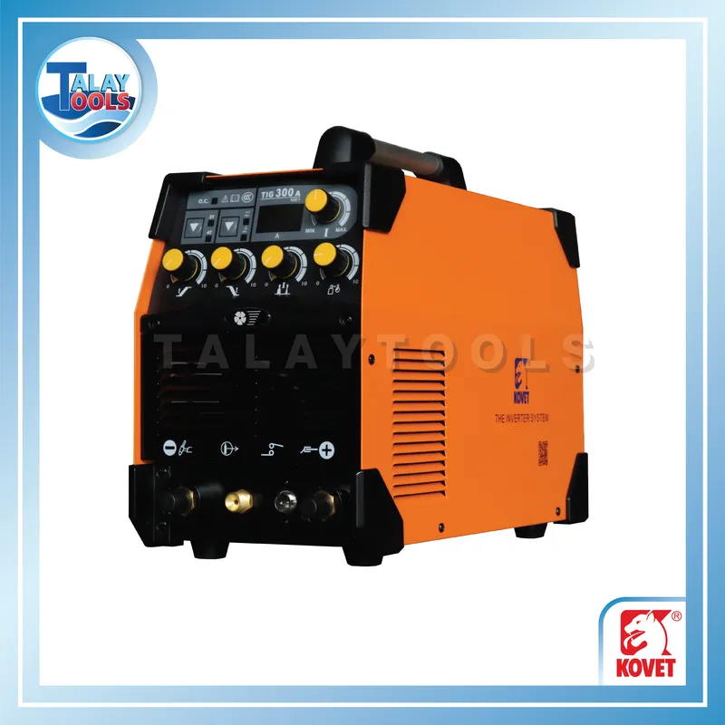 ตู้เชื่อม KOVET TIG-300A ระบบอินเวอร์เตอร์ 220V. (DC) เชื่อมอาร์กอน TIG/MMA 300A สำหรับงานสแตนเลส เหล็ก ทรงพลัง ประสิทธิภาพสูง 6 KOVET TIG300A