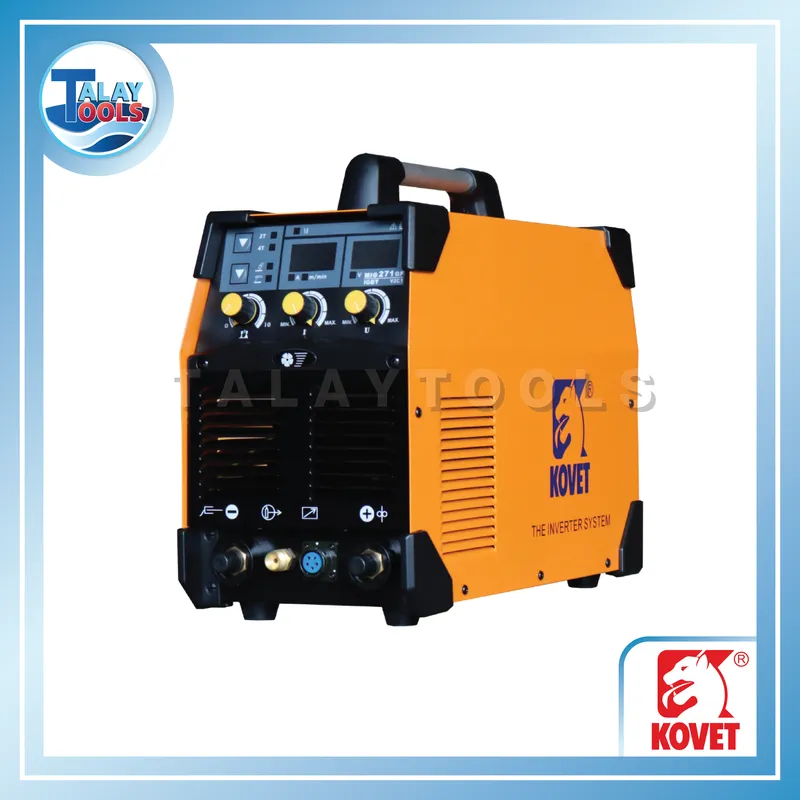 เครื่องเชื่อม KOVET MIG 271GF 250A พร้อมเครื่องฝีดลวด 4 เครื่องเชื่อม KOVET MIG-271GF ระบบอินเวอร์เตอร์ IGBT กระแสไฟ 250A