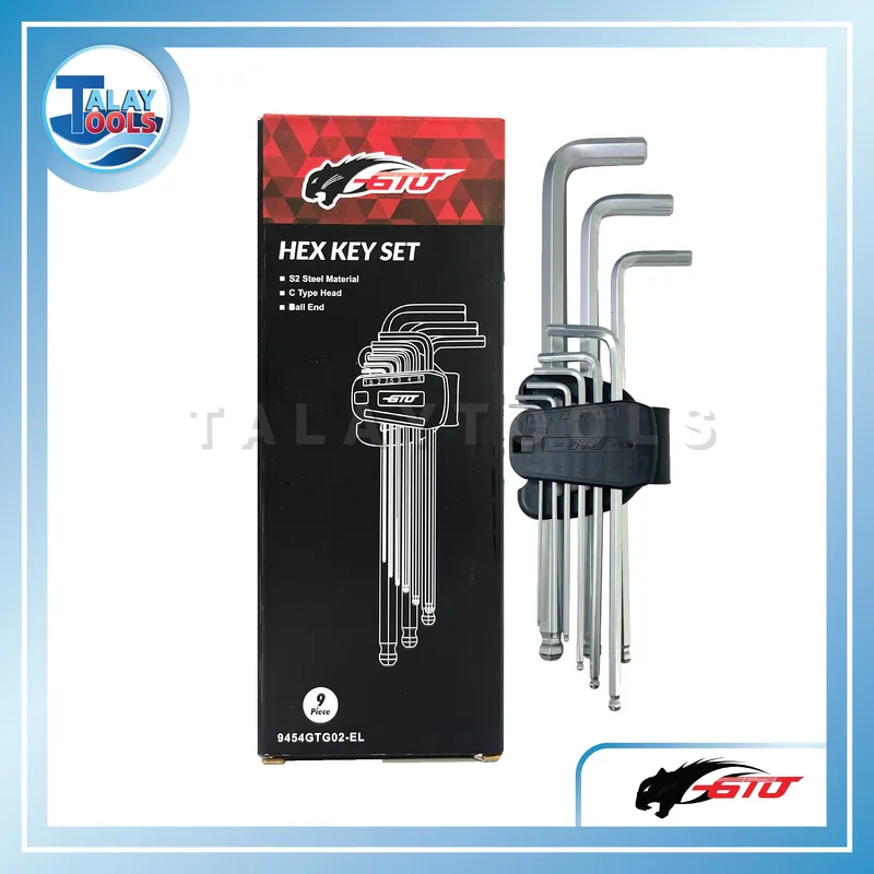 GT-G02 ชุดประแจหกเหลี่ยม (ประแจแอล) 9 ชิ้น 5 GT-G02 ชุดประแจหกเหลี่ยม (ประแจแอล) 9 ชิ้น - Image 2