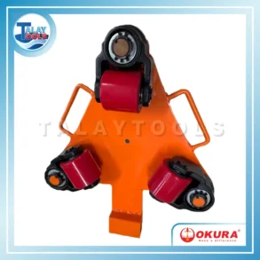 OKURA CRP-3 เต่าลากเครื่องจักรล้อโพลียูริเทน 2 ตัน