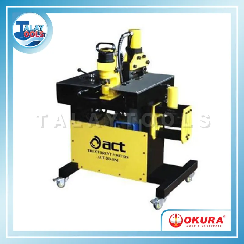 OKURA ACT-200-3IN1 เครื่องเตรียมบัสบาร์ไฮดรอลิค 4 OKURA ACT-200-3IN1 เครื่องเตรียมบัสบาร์ไฮดรอลิค