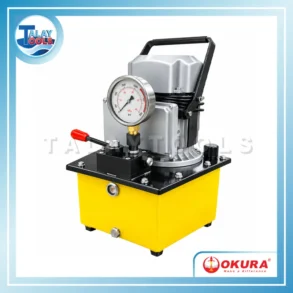 OKURA ACT-630 ปั๊มไฮโดรลิคใช้ไฟฟ้า 0.75KW 8 ลิตร แบบมือโยก