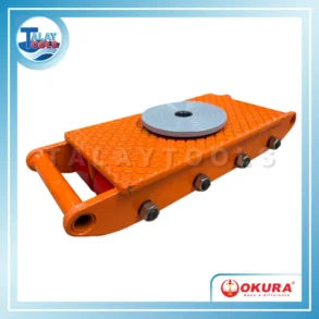 OKURA CRA-8 เต่าลากเครื่องจักรล้อโพลียูริเทน 12 ตัน (ไม่รวมด้ามจับลาก)