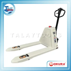 OKURA E-OK-BPP02 รถลากพาเลทใช้พลังงานแบตเตอรี่ 24V ขนาด 2 ตัน