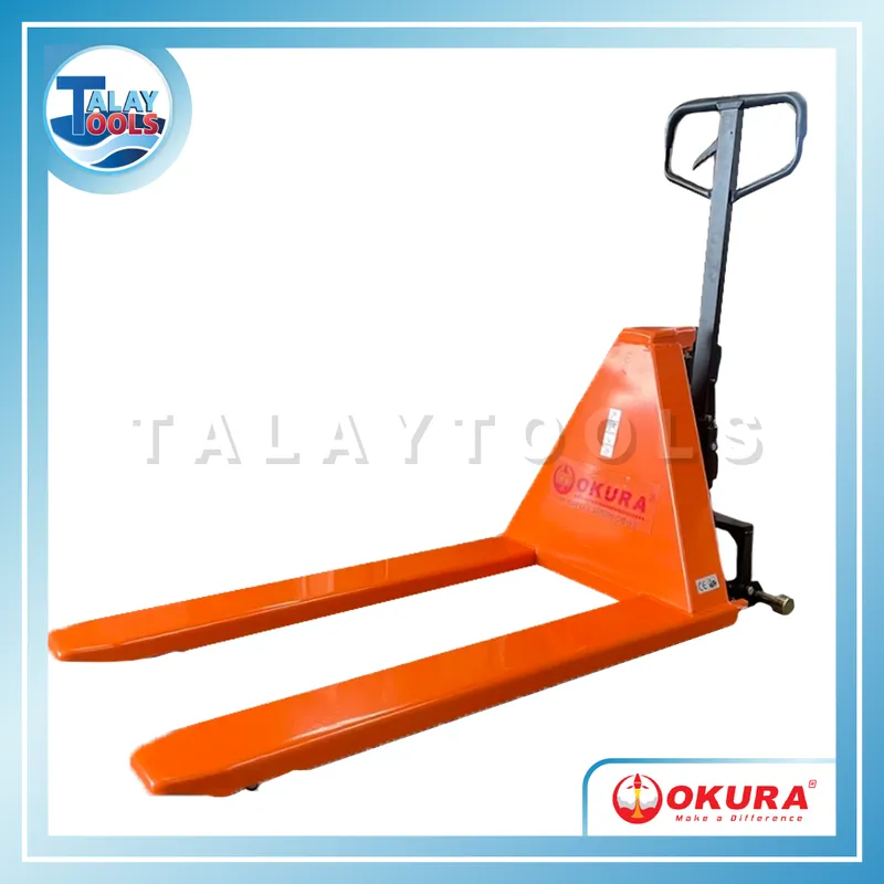 OKURA E-HP-1500HL รถลากพาเลท 1.5Ton ยกสูง 420mm 7 OKURA E-HP-1500HL รถลากพาเลท 1.5Ton ยกสูง 420mm