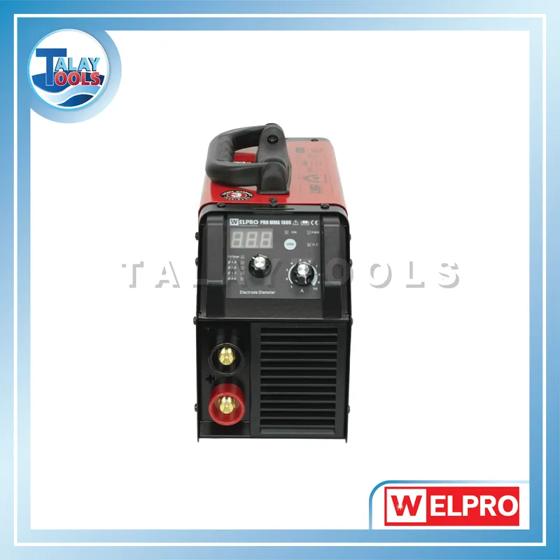 WELPRO PRO-MMA-160S เครื่องเชื่อมไฟฟ้า อินเวอร์เตอร์ (Synergic | MMA) 160 แอมป์ 8 WELPRO PRO-MMA-160S เครื่องเชื่อมไฟฟ้า อินเวอร์เตอร์ (Synergic | MMA) 160 แอมป์