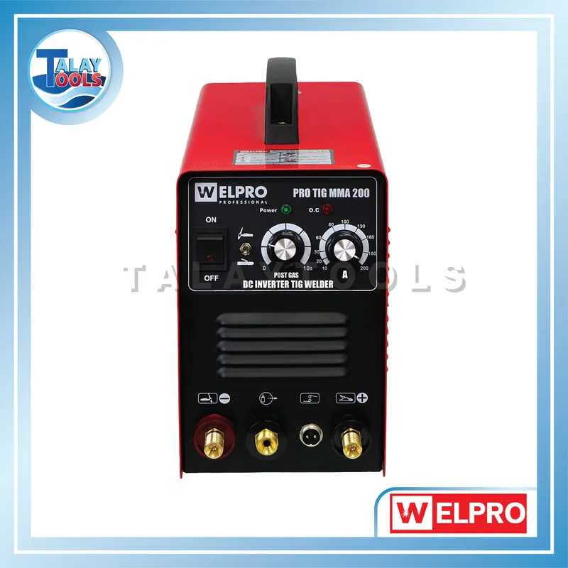 WELPRO PRO TIG MMA200 ตู้เชื่อมไฟฟ้า 2 ระบบ 200A 8 WELPRO PRO TIG MMA200 ตู้เชื่อมไฟฟ้า 2 ระบบ 200A - Image 3