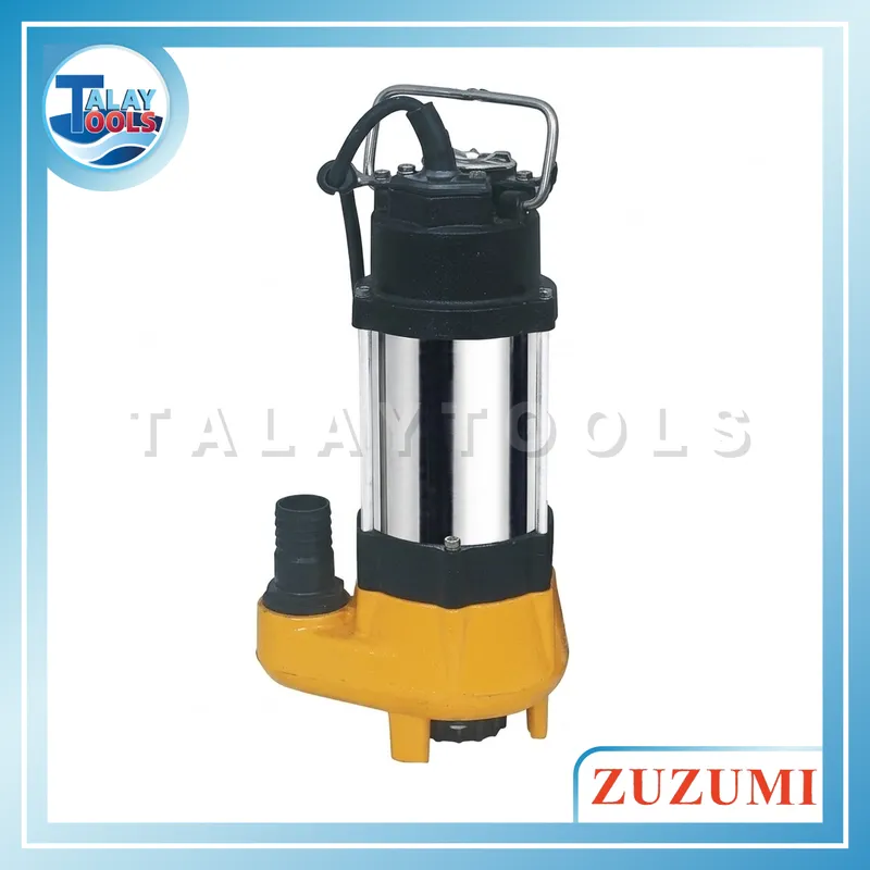 ZUZUMI WQ-750 ปั๊มแช่ดูดโคลนตัวเรือนสแตนเลส 6 ZUZUMI WQ-750 ปั๊มแช่ดูดโคลนตัวเรือนสแตนเลส