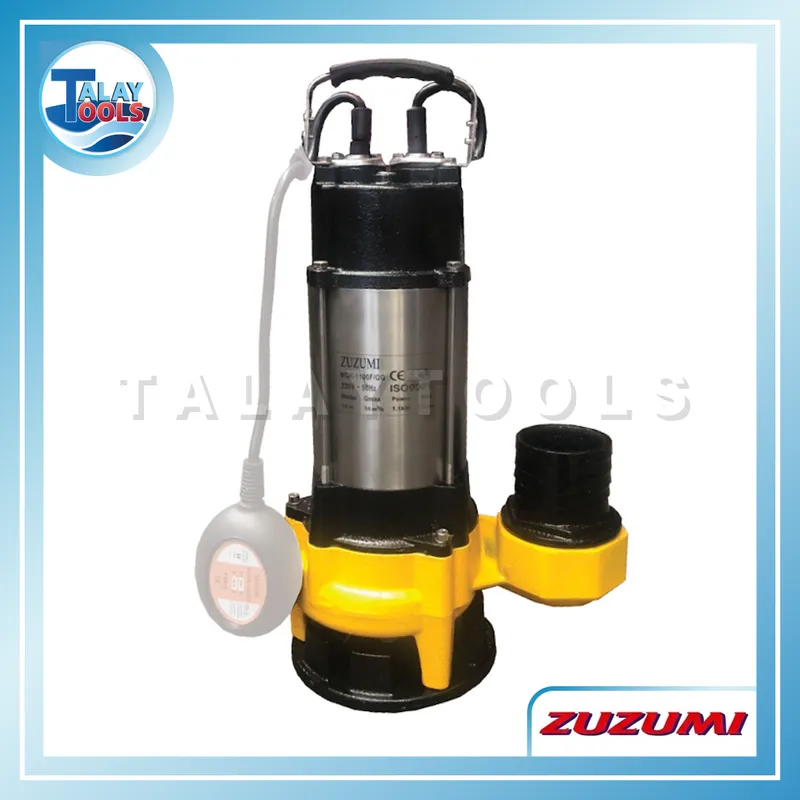 ZUZUMI WQK-1100/QG ปั๊มแช่ดูดโคลน ใบพัดตัด ตัวเรือนสแตนเลส 6 ZUZUMI WQK-1100/QG ปั๊มแช่ดูดโคลน ใบพัดตัด ตัวเรือนสแตนเลส