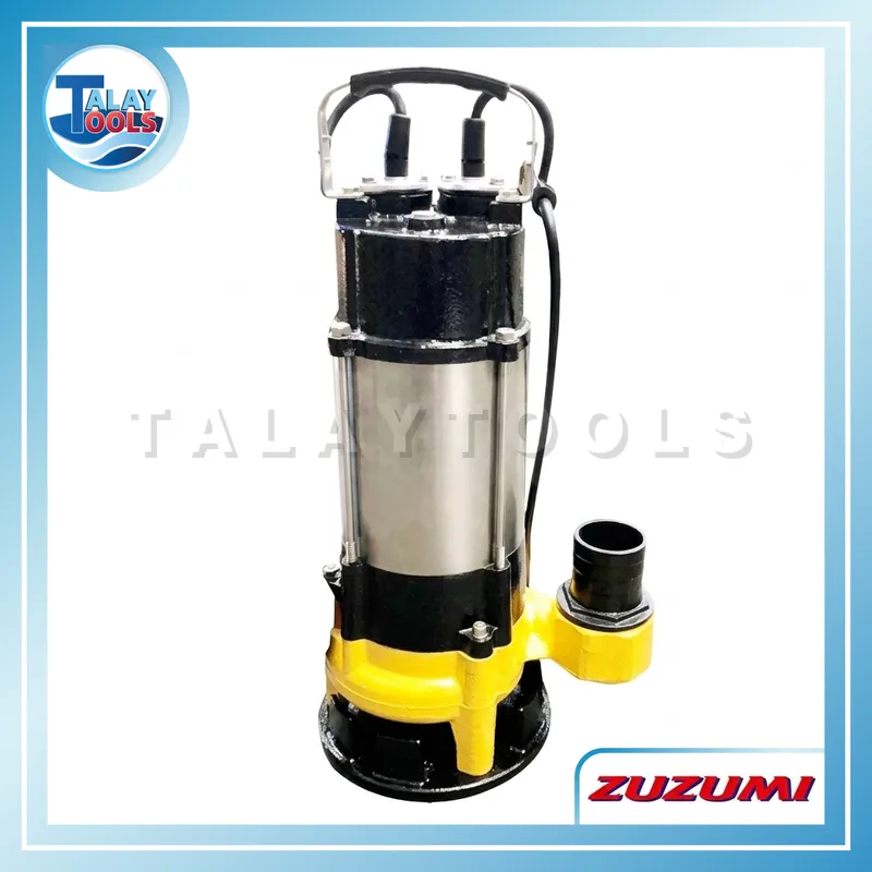 ZUZUMI WQK-1100/QG ปั๊มแช่ดูดโคลน ใบพัดตัด ตัวเรือนสแตนเลส 6 ZUZUMI WQK-1100/QG ปั๊มแช่ดูดโคลน ใบพัดตัด ตัวเรือนสแตนเลส