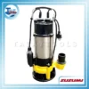 ZUZUMI WQK-750/QC ปั๊มแช่ดูดโคลน ใบพัดตัด ตัวเรือนสแตนเลส